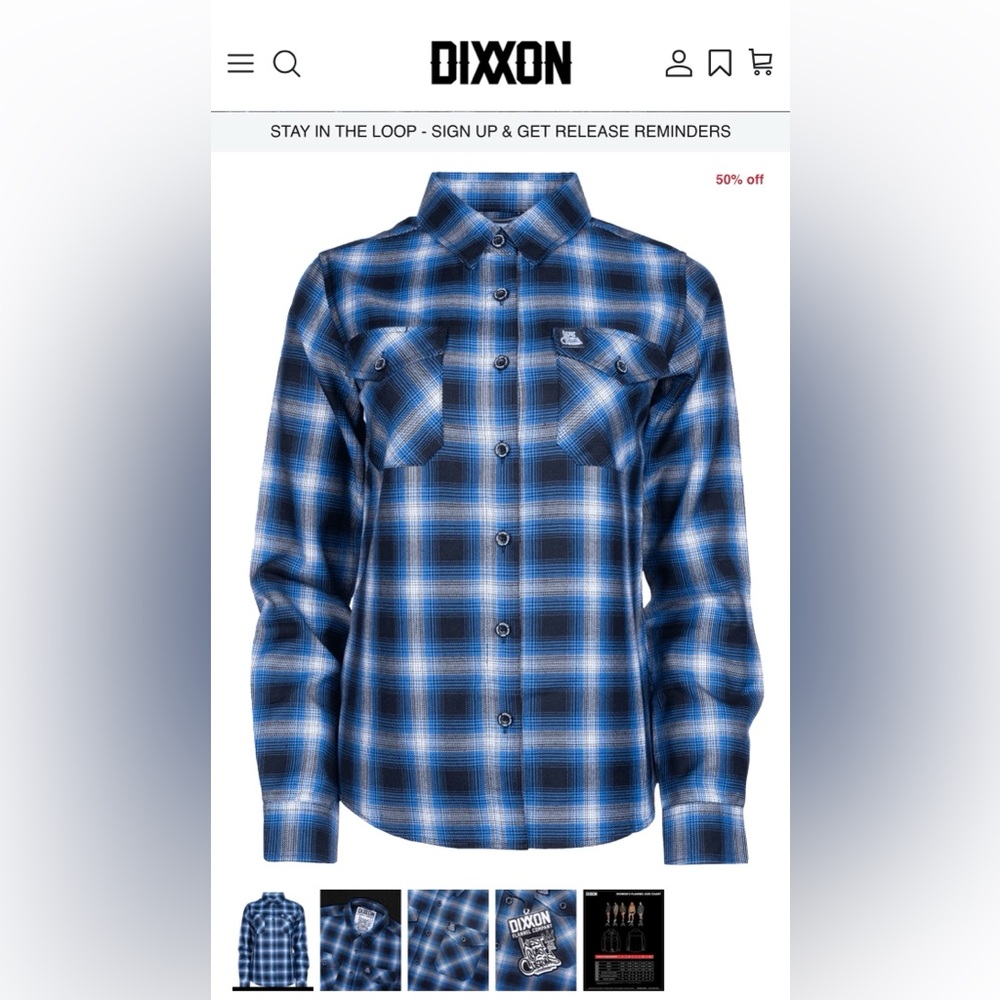 DIXXON women’s West Coast Customs Plaid Flannel Shirt